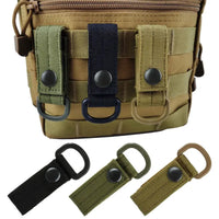 Hanging Key Hook Clip Clamp Buckle Hook Clip Nylon Webbing Molle Belt Clip Outdoor Buckle Strap Hunting Accessories Equipment