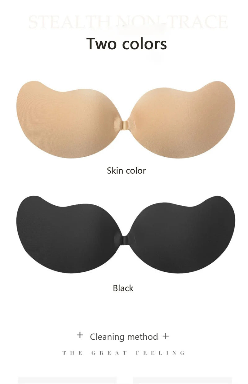 1 Piece Invisible Stick-On Lift Bra, Strapless & Seamless Push Up Anti-convex Bra, Women's Lingerie & Underwear Accessories