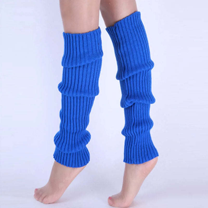 5/1Classic Knit Leg Warmers Rib-Knit Knee-High Leg Warmer Socks Women's Stockings Knitted knee high socks for comfort