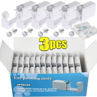 1/50pcs Ear Piercing Gun Disposable Disinfect Safety Earring Piercer Kit Studs Nose Ring Piercing Machine Body Jewelry Tools