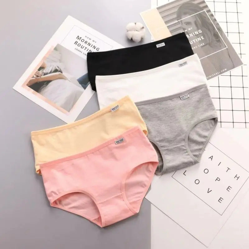 7Pcs/Lot Women's Panties Plus Size Underwear Cotton Briefs Girls Soft Pantys Female Intimates Underpant for Women Sexy Lingeries