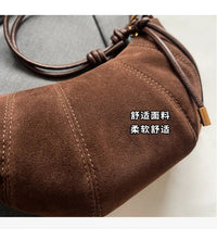 Velvet Material Zipper 2024 High Quality Shoulder Bag Solid Color Simple Fashionable Crossbody Bag Soft Western Style Handbag