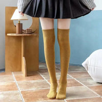 Over The Knee Calf Socks Stockings For Women Pressure Hosiery High Tube Girls Thick Warm Winter Socks