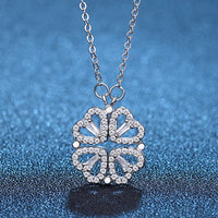 2022 Classic Fashion Ladies Love Clover Pendant Necklace Exquisite Micro-Inlaid Lucky Jewelry Girls Anniversary Wedding Gift