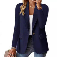 Women's Casual Jackets Blazer Light Yellow V Neck Cozy Lightweight Blazer Suit Jacket