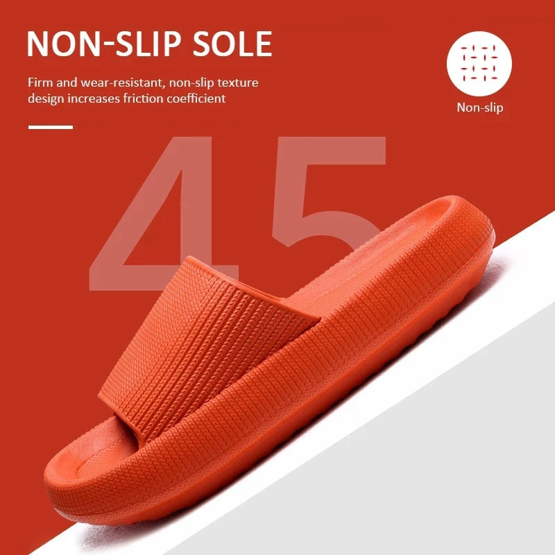 Women Thick Platform Cloud Slippers Indoor Home Eva Soft Sole Pillow Slides Sandals Woman 2023 Summer Non Slip Beach Flip Flops