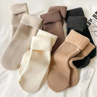 5/10/20 Pairs Women Winter Thicken Warm Short Socks Thermal Cashmere Wool Socks Nylon Snow Velvet Boots Home Floor