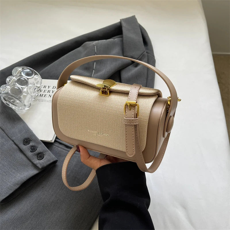 Simple Fashion Mini Square Women Crossbody Bags 2024 Luxury Designer Purses And Handbags Box Shape Pure Color Shoulder Satchels