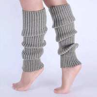 5/1Classic Knit Leg Warmers Rib-Knit Knee-High Leg Warmer Socks Women's Stockings Knitted knee high socks for comfort