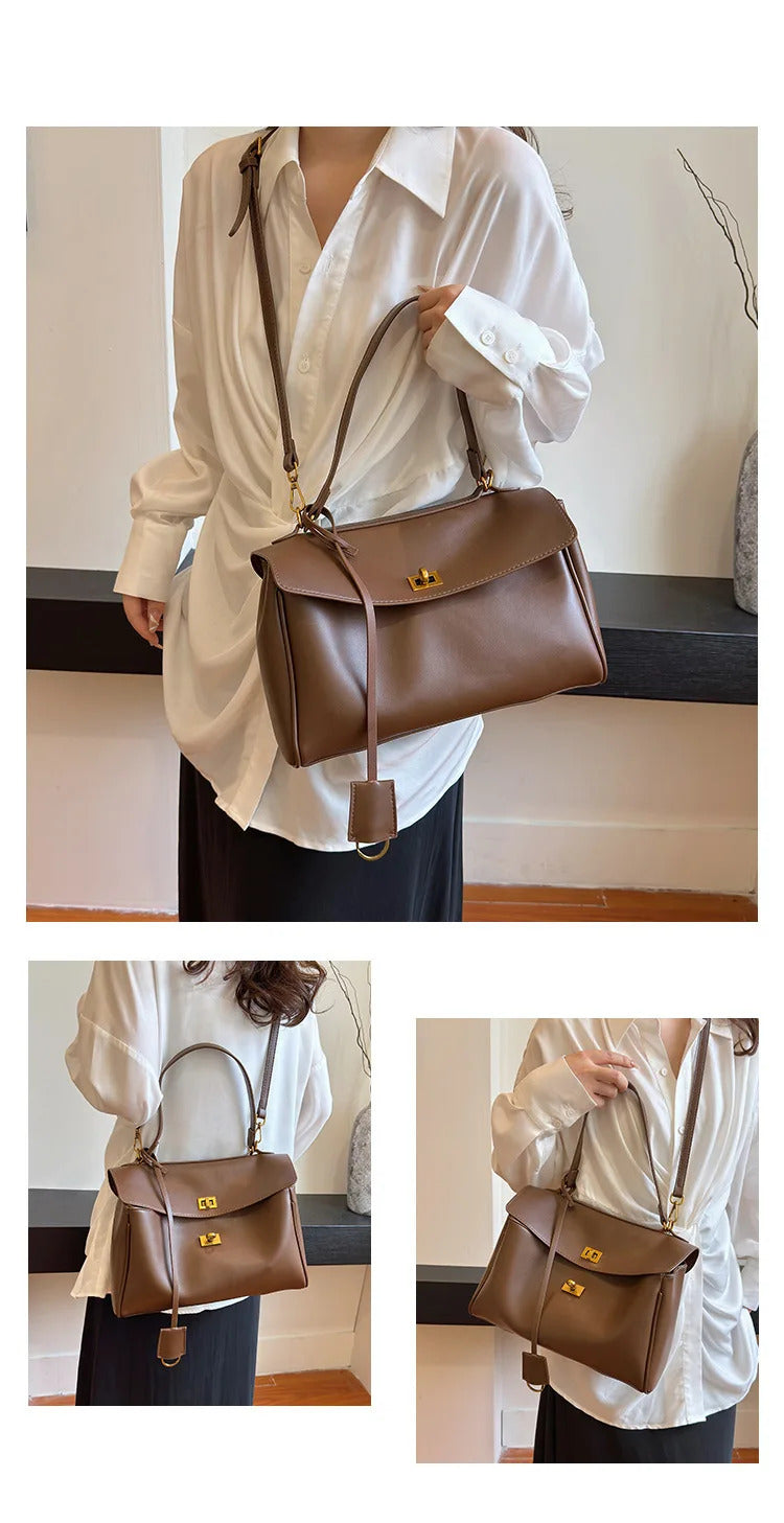 New Crossbody Bags French Style Women's Retro Trend Advanced Axillary Bag Retro Fashion Leisure Versatile Commuter Shoulder Bags