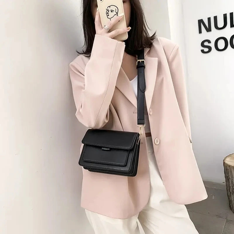 New Casual Large Capacity Shoulder Bags For Women Waterproof Oxford Multi-Zipper Crossbody Bag For Mother Shopping Handbag