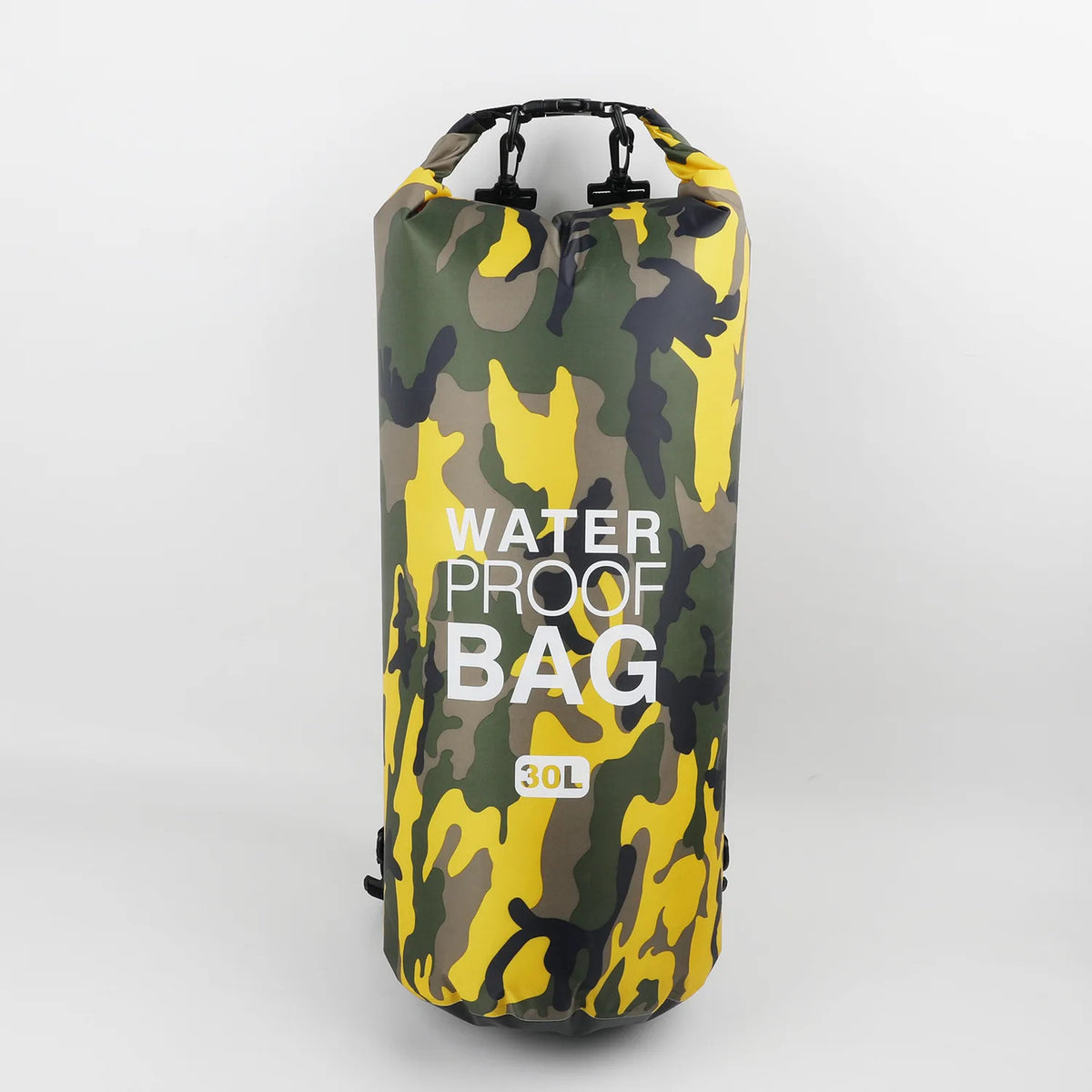 2/5/10/15/30L Outdoor Camouflage Waterproof Dry Bags Portable Rafting Diving Dry Bag Sack PVC Swimming Bags for River Trekking