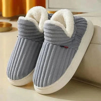 Customizable Women Snow Warm Plush Platform Sneakers Shoes slippers WNX405300