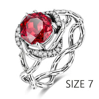 S925 Sterling Silver Valentine's Day Red Series Red Heart Charm Bow Ring Heart Necklace Fit Bracelet DIY for Women Jewelry Gift