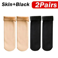 5Pair New Women Winter Thicken Warm Short Socks Thermal Cashmere Wool Socks Nylon Snow Velvet Boots Home Floor Calcetines Mujer