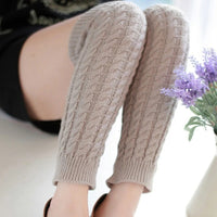 New Japanese Lolita Sweet Girl Leg Warmer Knit Socks Wool Ball Knitted Foot Cover Cosplay Women Autumn Winter Heap Heap Socks