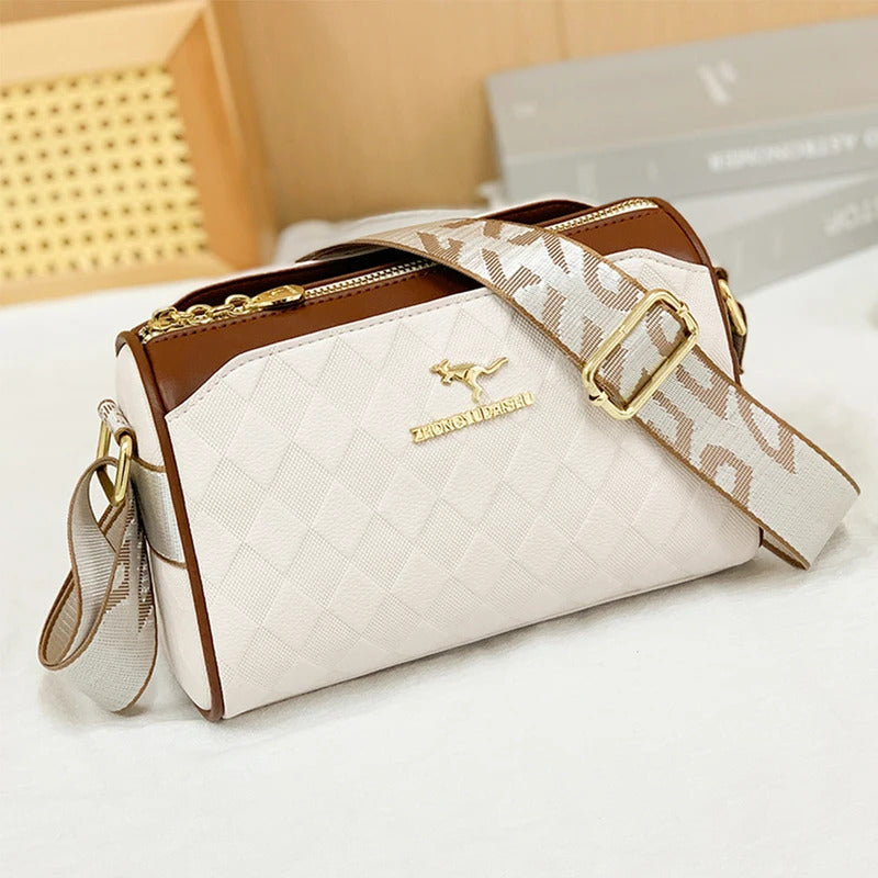 Luxury High Quality Women Messenger Bag Famous Designer Lady Shoulder Bags Fashionable Checkered Trendy Crossbody Sac A Main