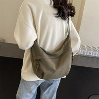 Nylon Fabric Shoulder Bag New High Capacity Women's Crossbody Messenger Bag Leisure Versatile Shoulder Hobos Bag