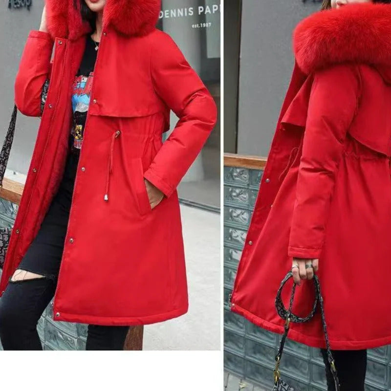 Plus Size Women's Winter Jacket Hoodie Padded Jacket Casual Windbreaker Office Lady's Matching New In Coats & Jackets Outerwear