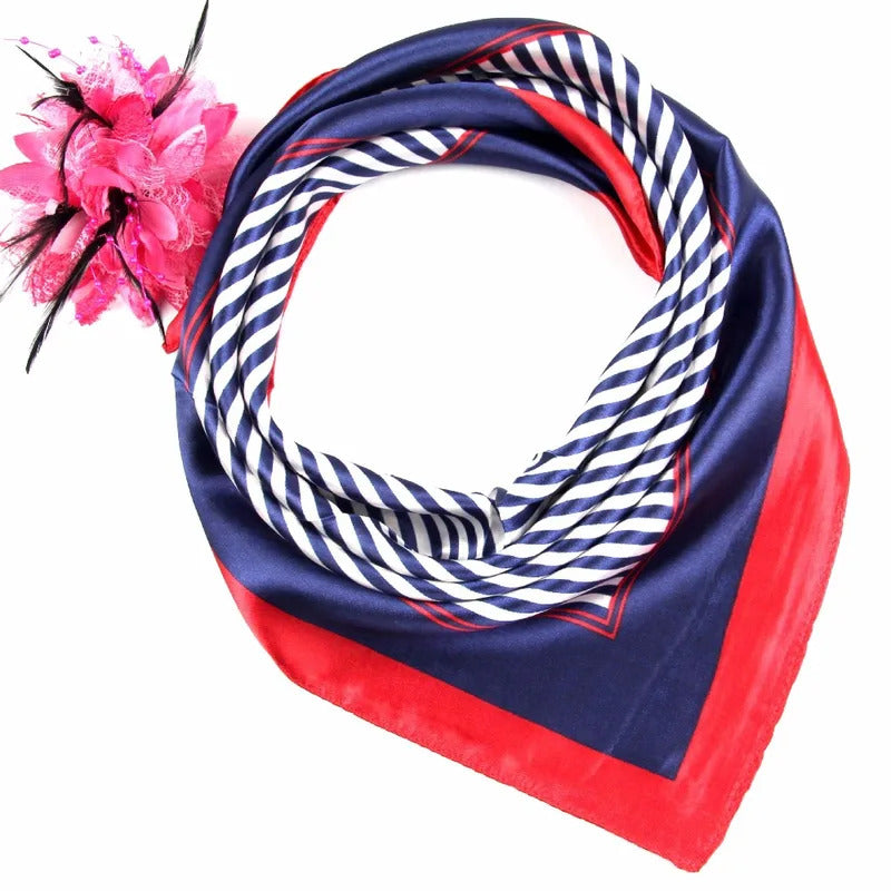 New spring and summer small silk scarf female silk wild professional small square towel 50.50cm