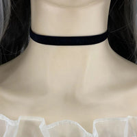 Valentine's Day Punk Gothic Black Velvet Fabric Choker Necklace Tattoo Necklaces Women Chocker Collares Short Neckband Gift