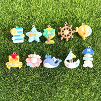 10pcs  Simulated Cute  Rabbits Dogs Cats Resin Charms Accessory Pendants Handmade  Jewelry DIY Earring Necklace