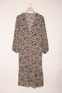 Leopard Print Duster Kimono