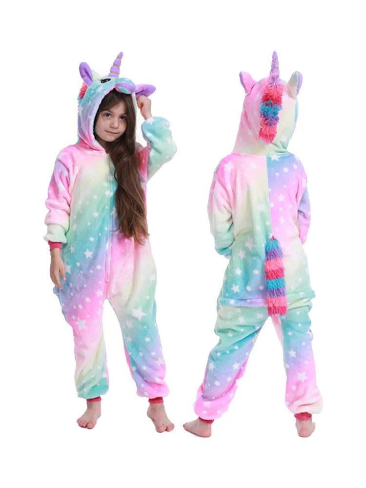 Women Pijama Animal Jumpsuit Onesie Kigurumi Unicorn Suit Shark Bodysuits Adult Flannel Sleepwear Full Body Winter