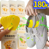 12/180Pcs Shoes Deodorant Sticker Deodorant Foot Odor Sneaker Smell Fresh Fruity Aroma Insole Sterilization Sticker Wholesale