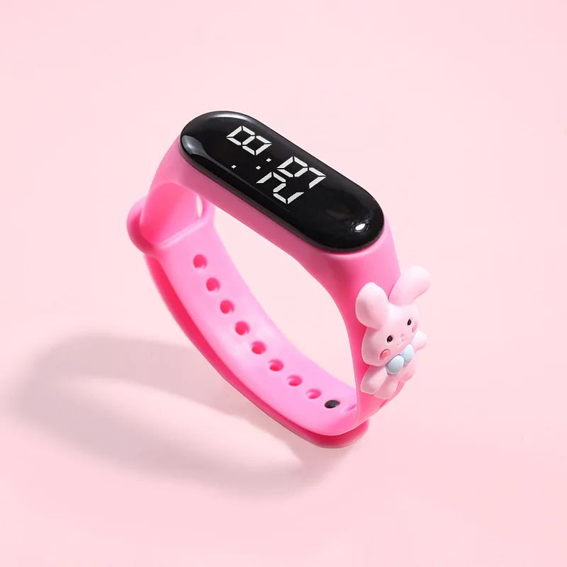 New Cartoon Animal Summer LED Electronic Watch Cute Ice Cream Students Swimming Simple Life Waterproof Digital Watch Reloj Mujer