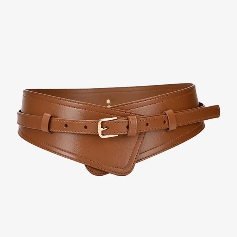 Girls Slimming Sweater Overcoat Belts For Women PU Leather Apparel Accessories Waistband Wide Belts Cummerbunds Waist Belt