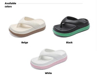 Woman flip flops Popular Design Shoes 2024 trend Casual Platform Sandals non-slip Outdoor slippers Unique features Flat sandals