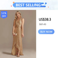 Lucyinlove Luxury Floor Length V-Neck Evening Dress 2024 Women Elegant Party Maxi Dress Sequin Short Sleeves Prom Cocktail Dress