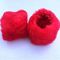 Women's Fashion Clothing Accessories Oversleeve Wrist Faux Fur Wrist Cuffs Warm Furry Wristbands Furry Wrist Cuff Arm Warmer