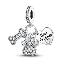 Silver Plated Travel Sunflower Lucky Charms Fit Original Pandora Bracelet Dangle Pendant DIY