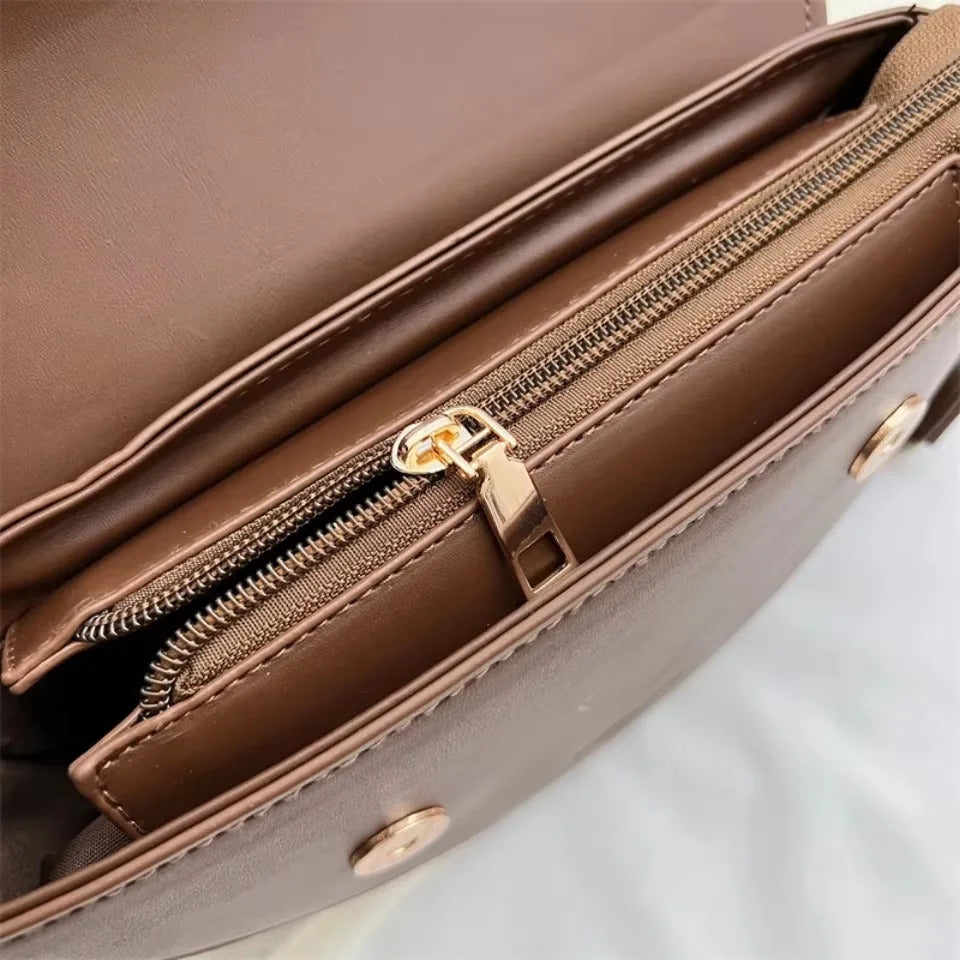 Luxury Handbag Fashion Print Large Capacity Soft Leather Women Shoulder Crossbody Bag Leisure Designer Ladies Purses and Handbag