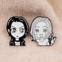 Classic Japanese Anime Girls Oosaki Nana Lapel Pins for Backpack Enamel Pin Women's Brooch Badges for Clothes Jewelry Accessorie