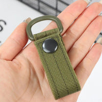 Hanging Key Hook Clip Clamp Buckle Hook Clip Nylon Webbing Molle Belt Clip Outdoor Buckle Strap Hunting Accessories Equipment