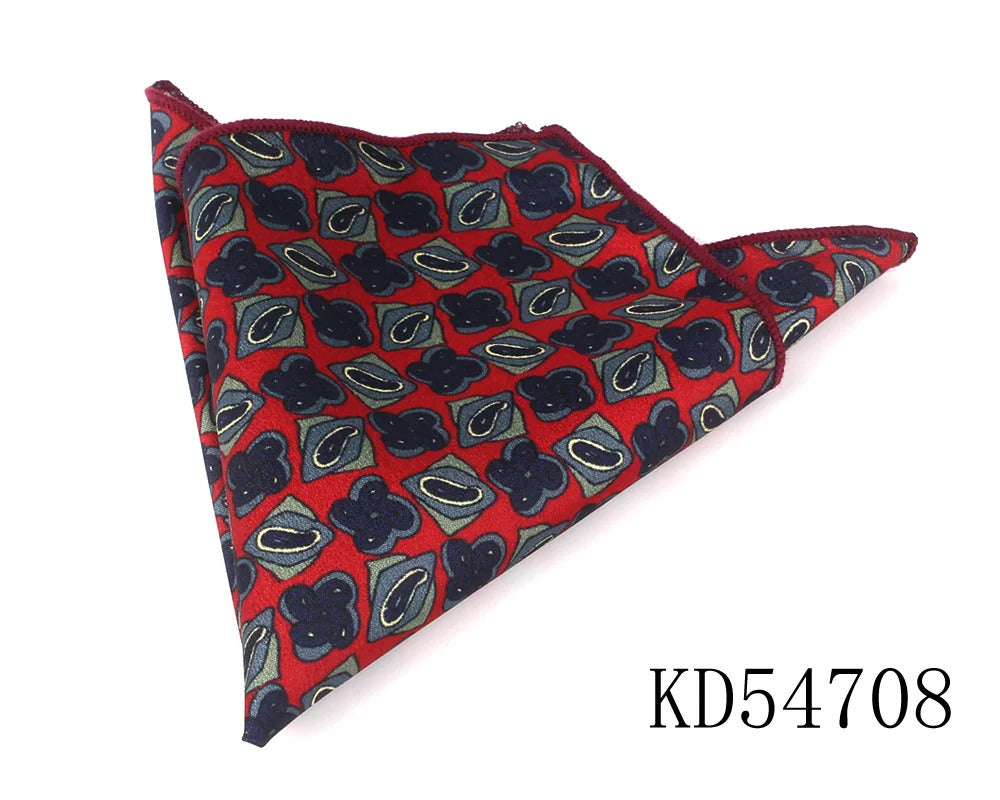 Animal Print Pocket Square For Men Women Floral Print Suits Kerchief Men's Handkerchiefs Soft Square Handkerchief Towels Scarves