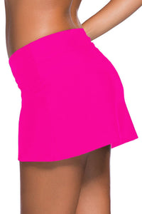 Plus Size Rosy Skirted Swim Bikini Bottom