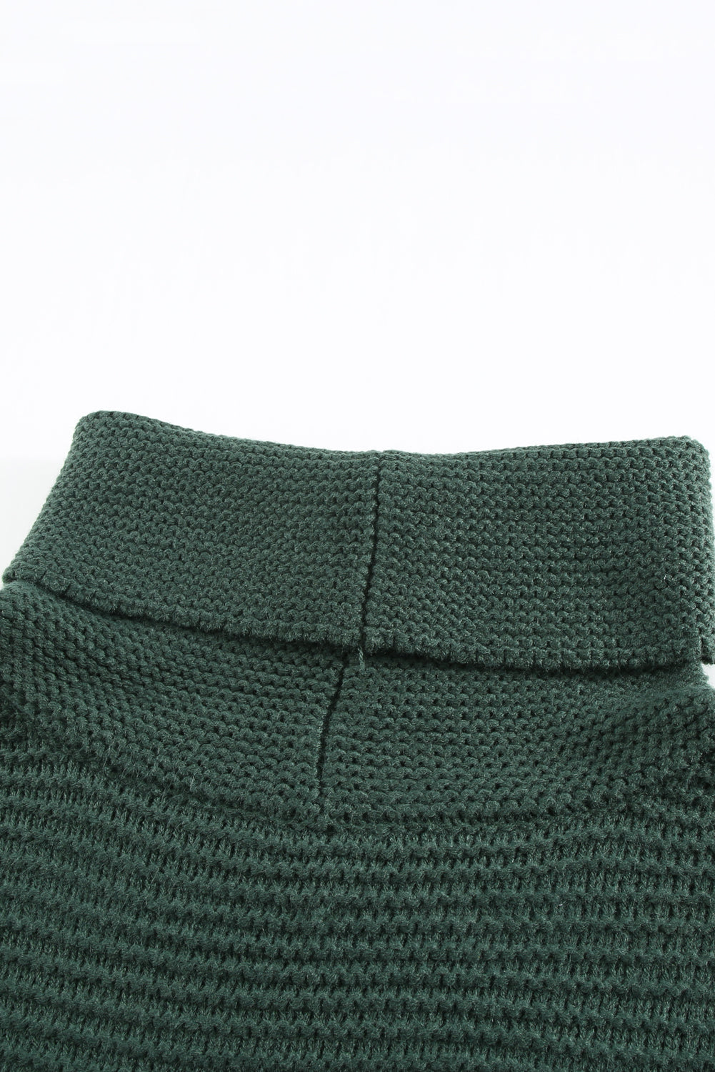 Sage Green Cozy Long Sleeves Turtleneck Sweater