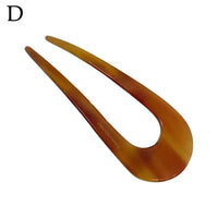 U-shaped Hairpin Female Meatball Head Pan Hair Hairpin New Head Simple Chinese Hairpin Modern Style Temperament Hairpin