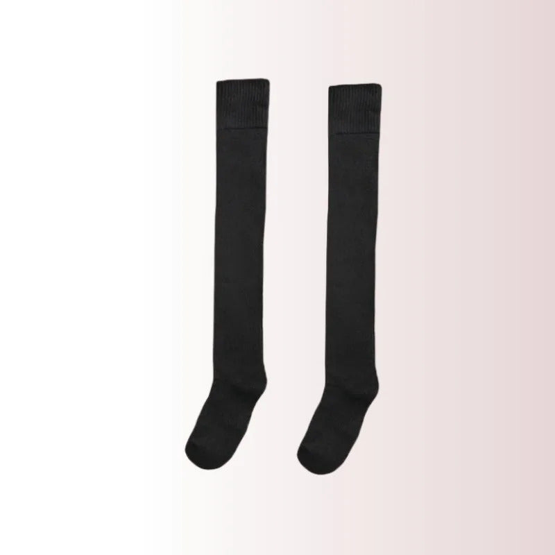 5/1Classic Knit Leg Warmers Rib-Knit Knee-High Leg Warmer Socks Women's Stockings Knitted knee high socks for comfort