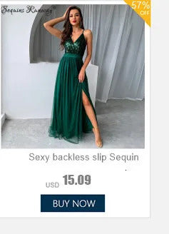 Sexy prom bridesmaid dresses for women elegant mesh birthday evening party dress woman backless maxi sequin summer dress vestido