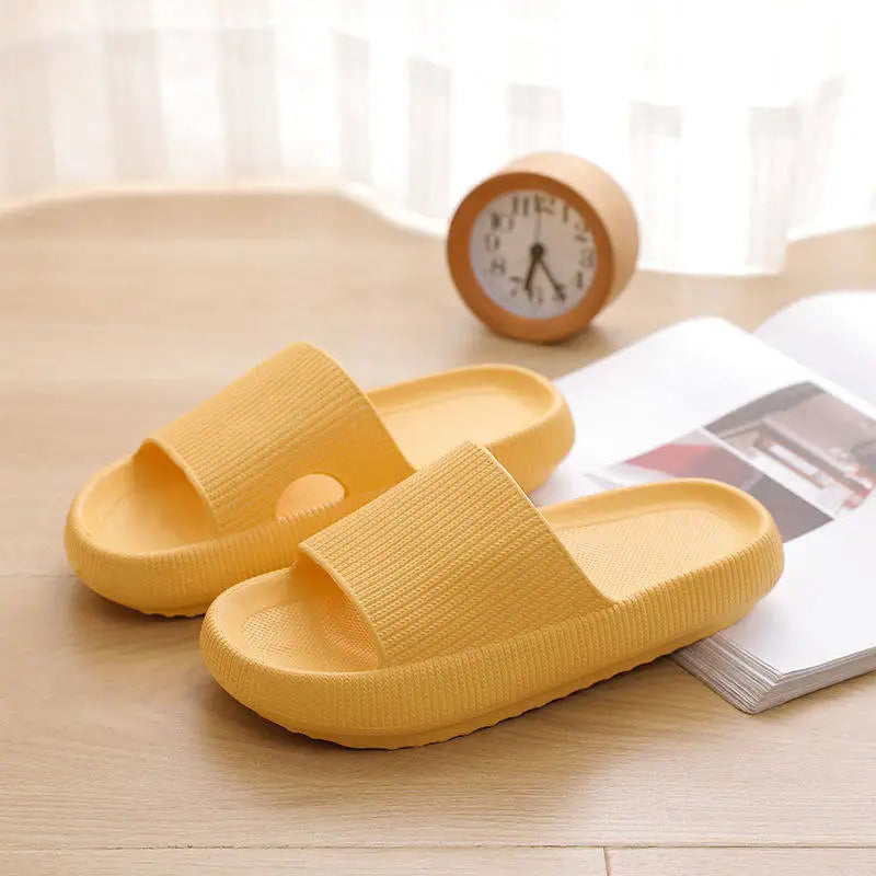 Women Thick Platform Cloud Slippers Indoor Home Eva Soft Sole Pillow Slides Sandals Woman 2023 Summer Non Slip Beach Flip Flops