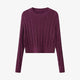 Plum knitted Tops