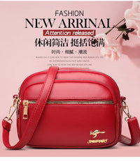 High Quality Soft Leather Purse Fashion Women Shoulder Messenger Bag Multi-pocket Wear-resistant Bag Luxury Ladies Handbag Sac