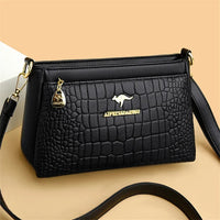 Luxury Handbag Fashion Print Large Capacity Soft Leather Women Shoulder Crossbody Bag Leisure Designer Ladies Purses and Handbag