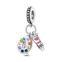 Silver Plated Travel Sunflower Lucky Charms Fit Original Pandora Bracelet Dangle Pendant DIY