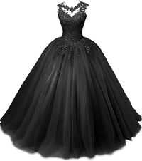 Customized Ball Gown Quinceanera Dresses Applique Sequins Women Prom Evening Party Gowns Birthday Princess Graduation Vestido